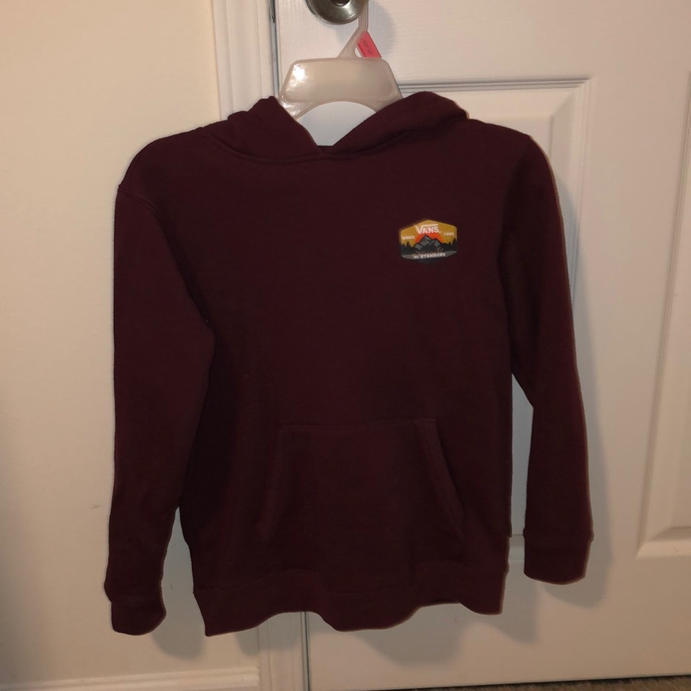 Vans maroon hoodie